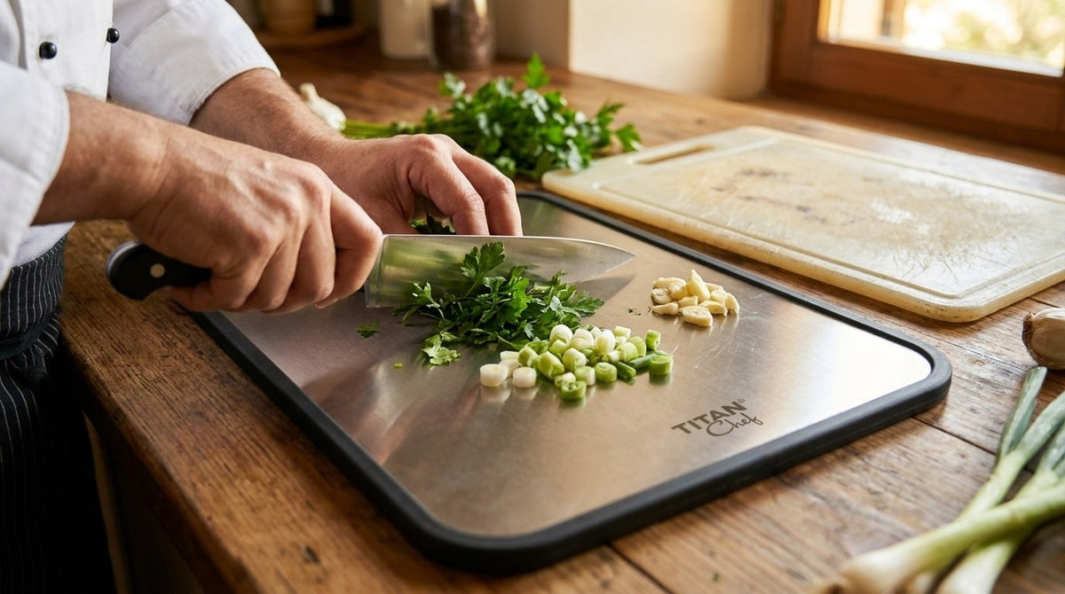 Cutting board materials compared: plastic, wood, bamboo or stainless steel?